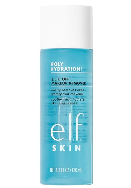 E.L.F SKIN Holy Hydration Off - Removedor de maquillaje líquido para ojos, labios y rostros.